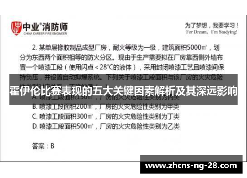 霍伊伦比赛表现的五大关键因素解析及其深远影响